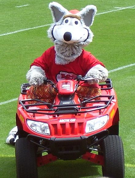 KC Wolf - Chiefs mascot